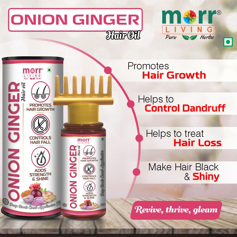Onion Ginger Hair Oil Benefits
