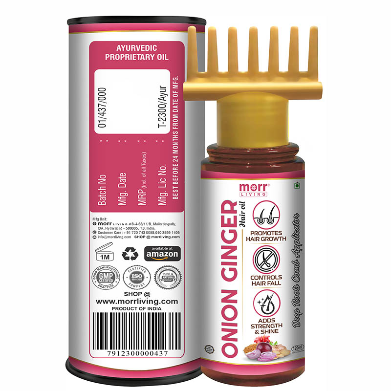 Onion Ginger Hair Oil Manufacturers